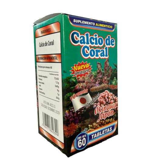 Calcio de Coral Okinawa 60 tabletas The King