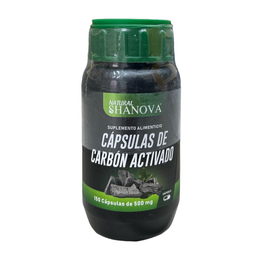 Carbón Activado 150 cápsulas Shanatural's