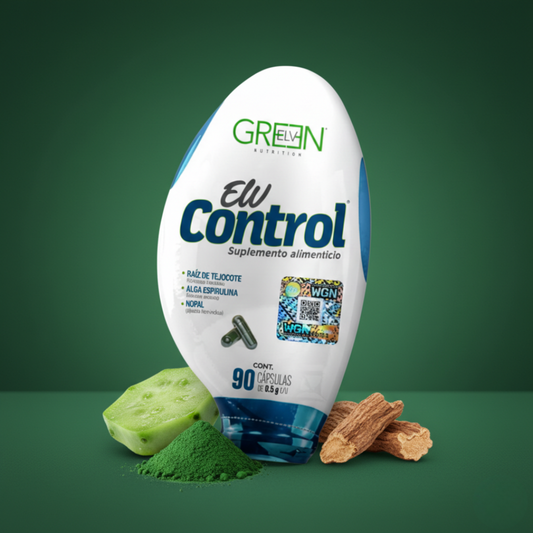 CAP ELV CONTROL C/90 GREEN ELV NUTRITION