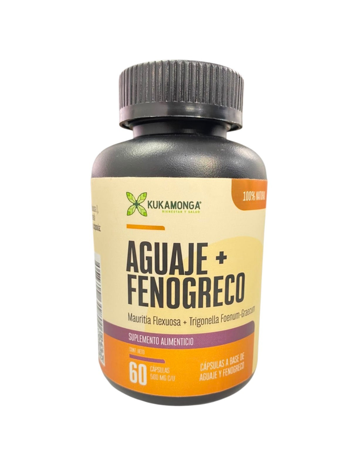 Aguaje + Fenogreco 60 cápsulas Kukamonga