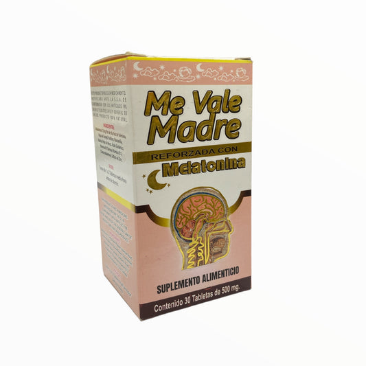 Me Vale Madre con Melatonina 30 tabletas Nutrimed