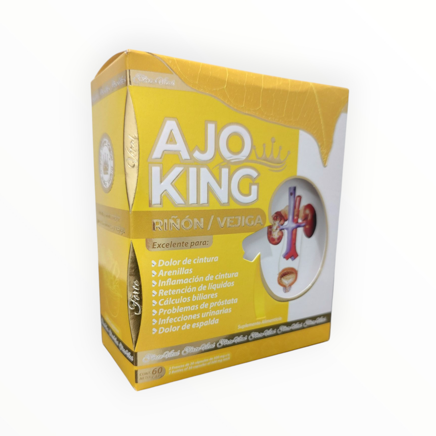 Riñón y Vejiga 60 cápsulas Ajo King