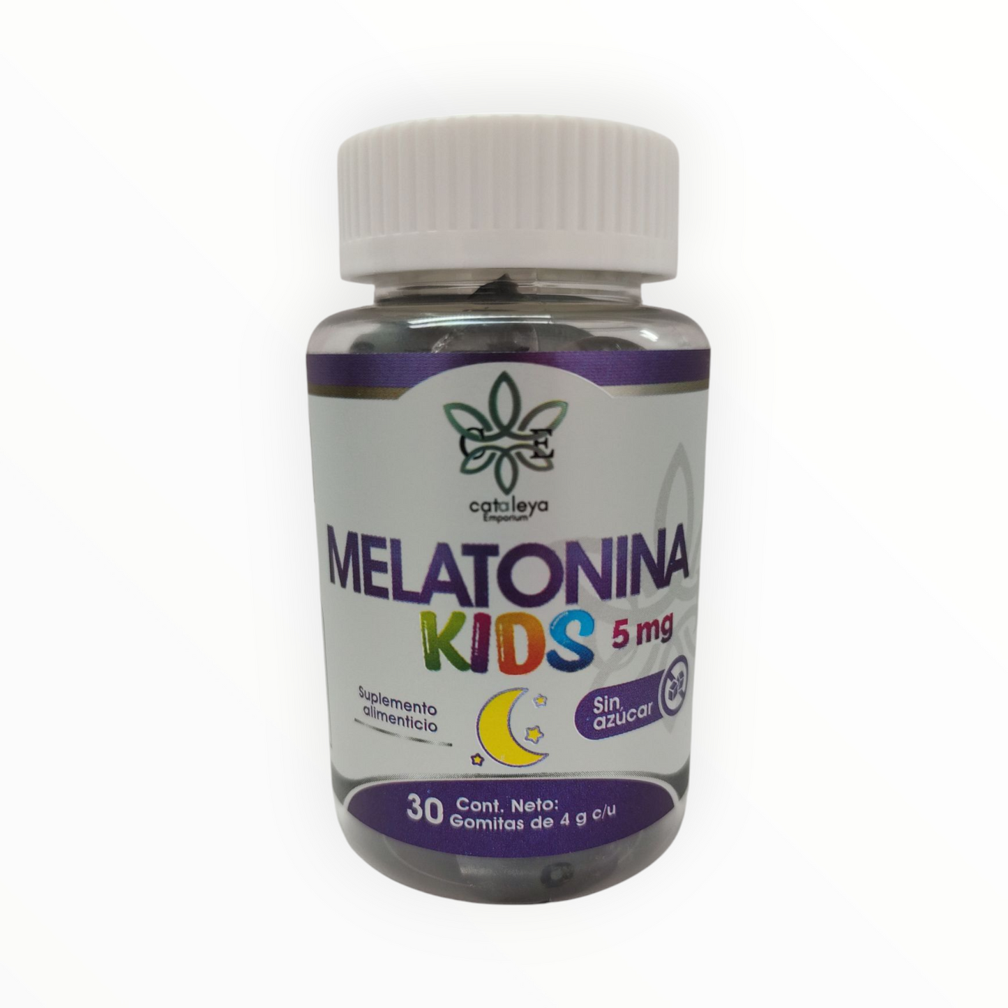 Gomitas de melatonina Kids 5 mg Sin azúcar 30 piezas Cataleya