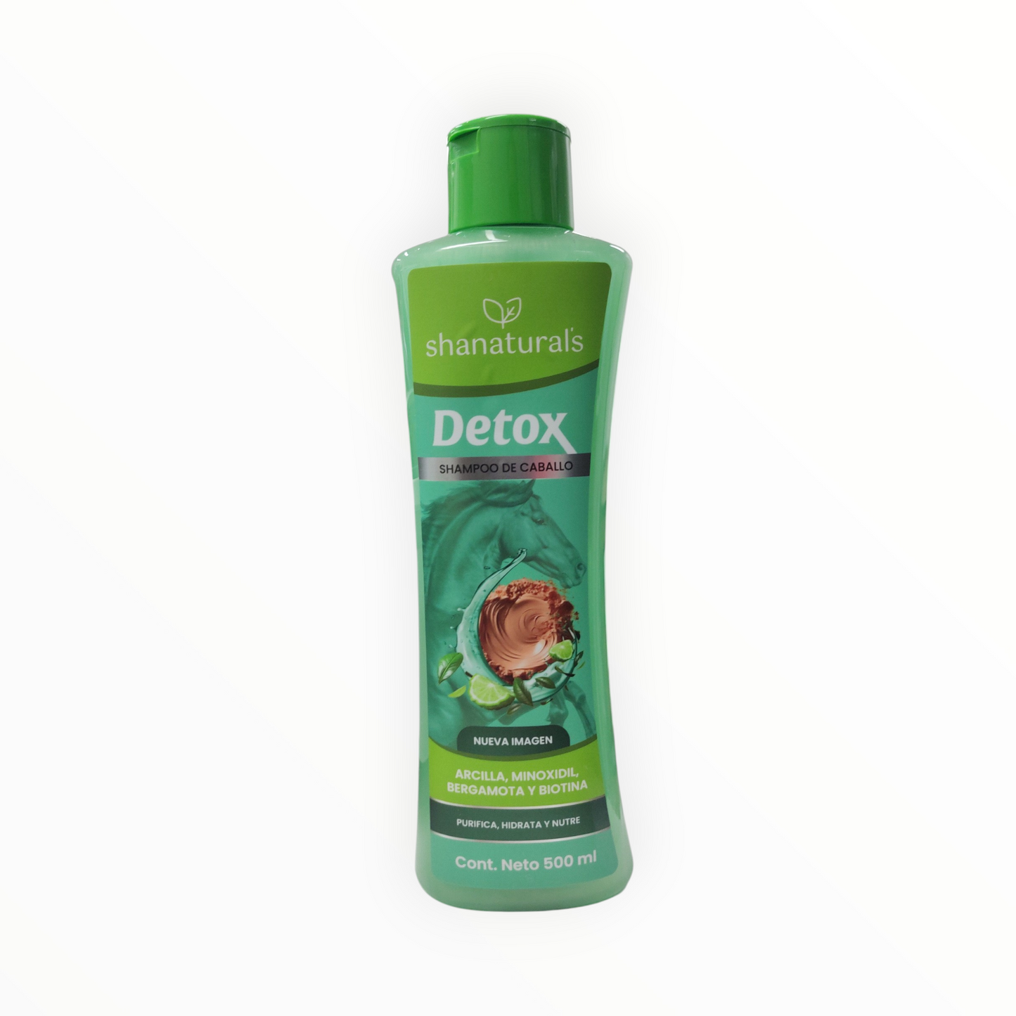 SHAMPOO HORSE CLAY FUSHION W/500 ML SHANATURAL'S