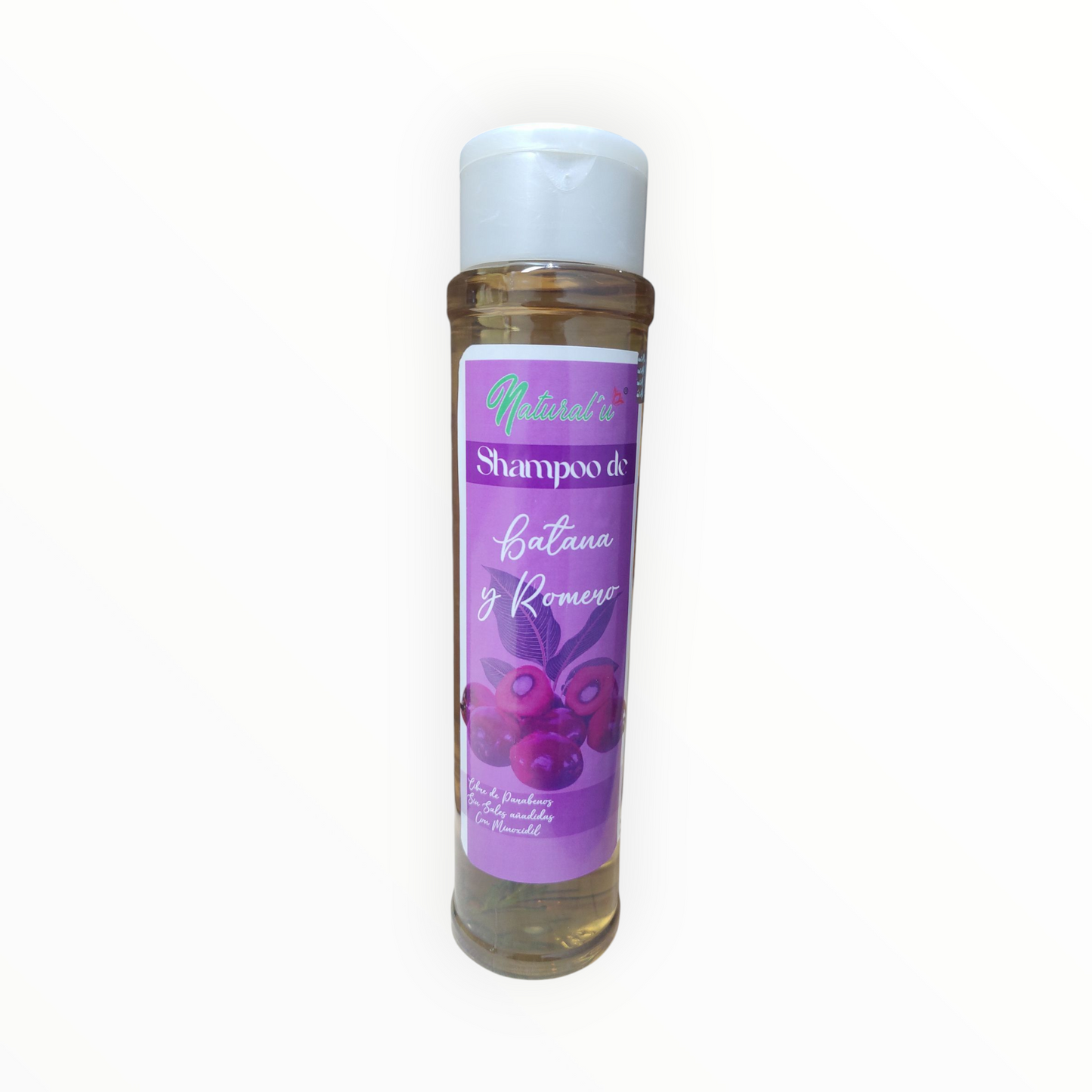 Shampoo de batana y romero con minoxidil 650 ml Natural'U
