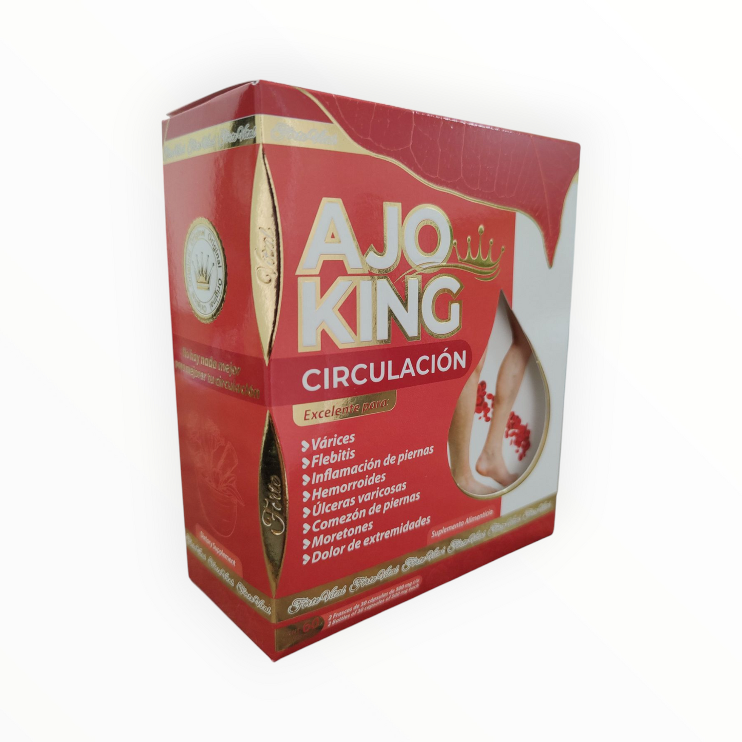 Ajo King Circulación 60 cápsulas Omega Nutrition