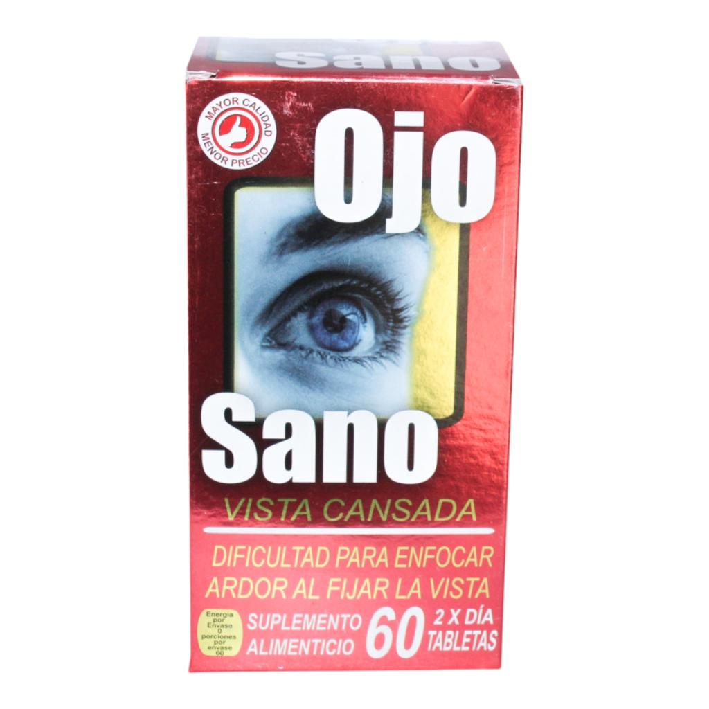 Ojo Sano 60 tabletas Super Mayoreo Naturista