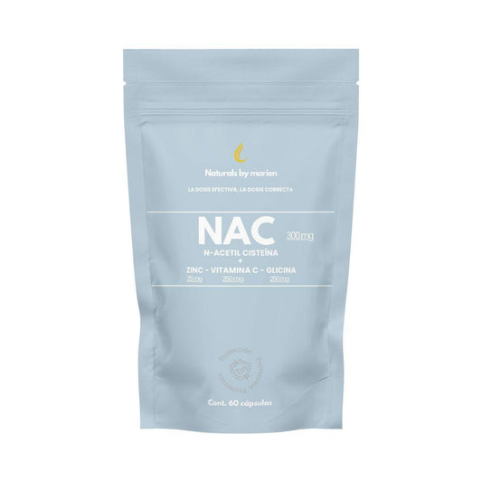 NAC N-Acetil Cisteína + Zinc, Vitamina C y Glicina 60 cápsulas