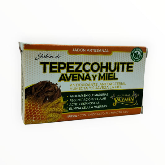 SOAP TEPEZCOHUITE OATS HONEY YAZMIN