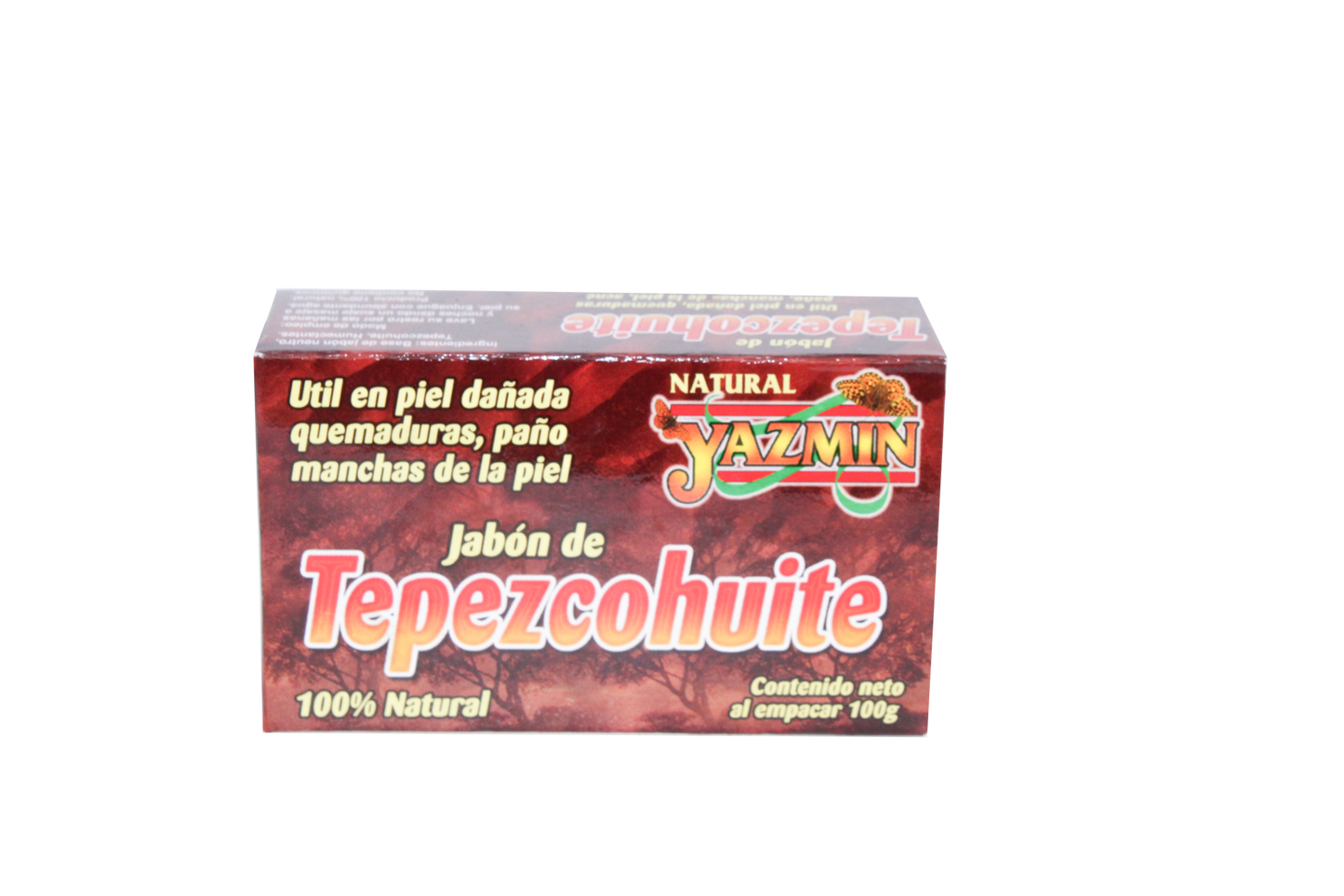 Jabón de Tepezocohuite 100 g Yazmin