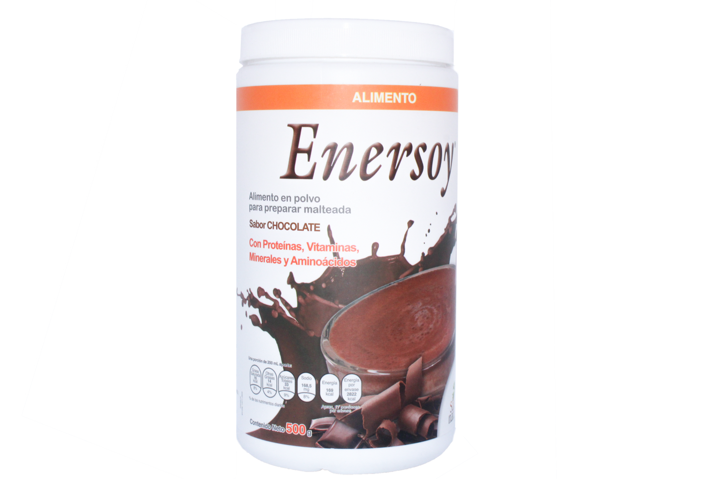 Enersoy Malteada de Chocolate 500 g Salud Natural