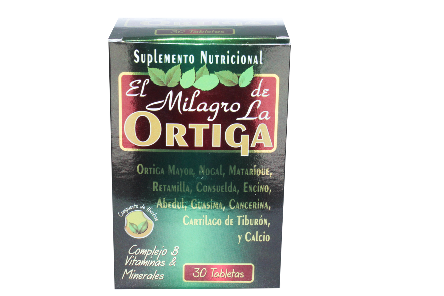 El Milagro de la Ortiga 30 tabletas RN