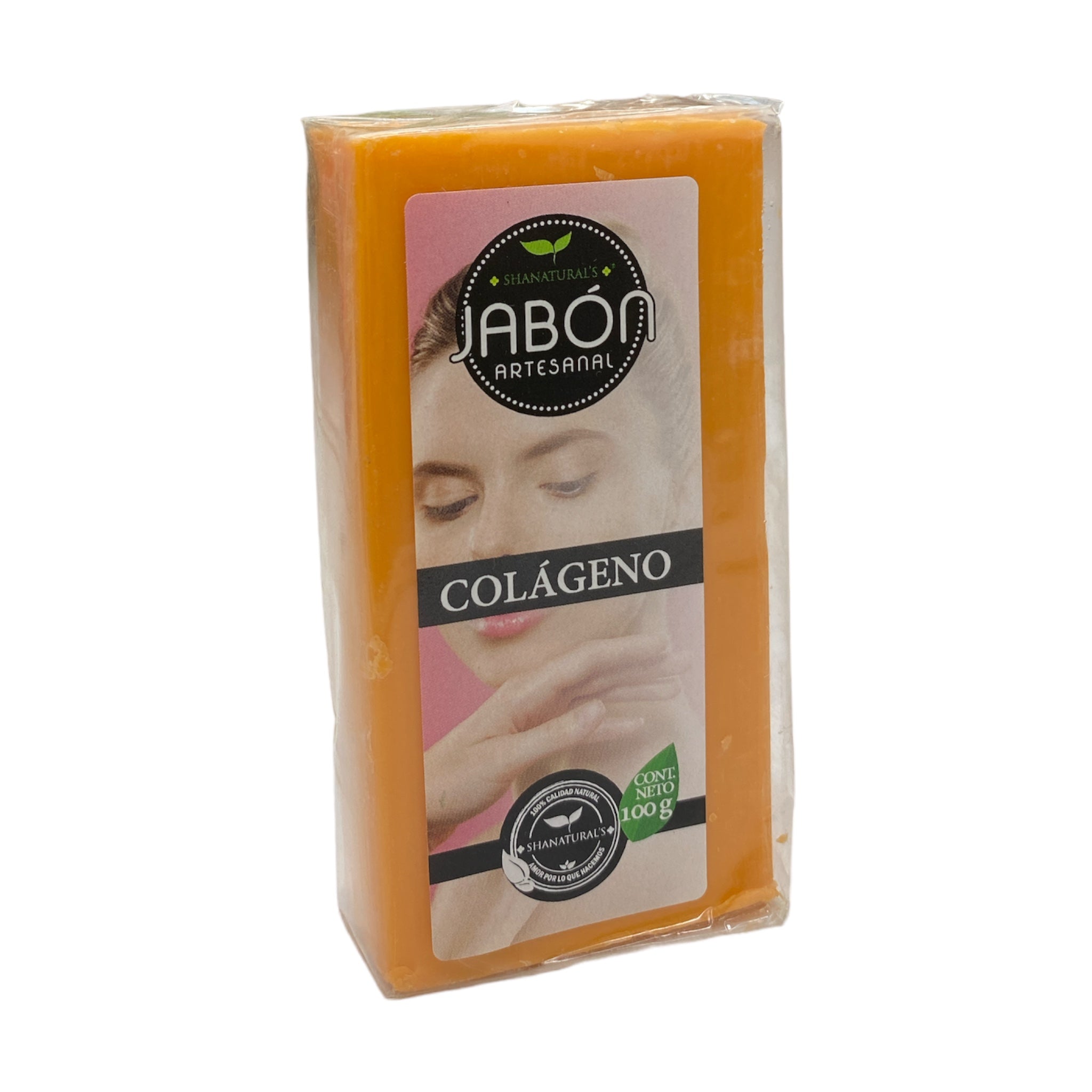 Jabón Artesanal De Colágeno 100 G Shanaturals Natuzem 7118