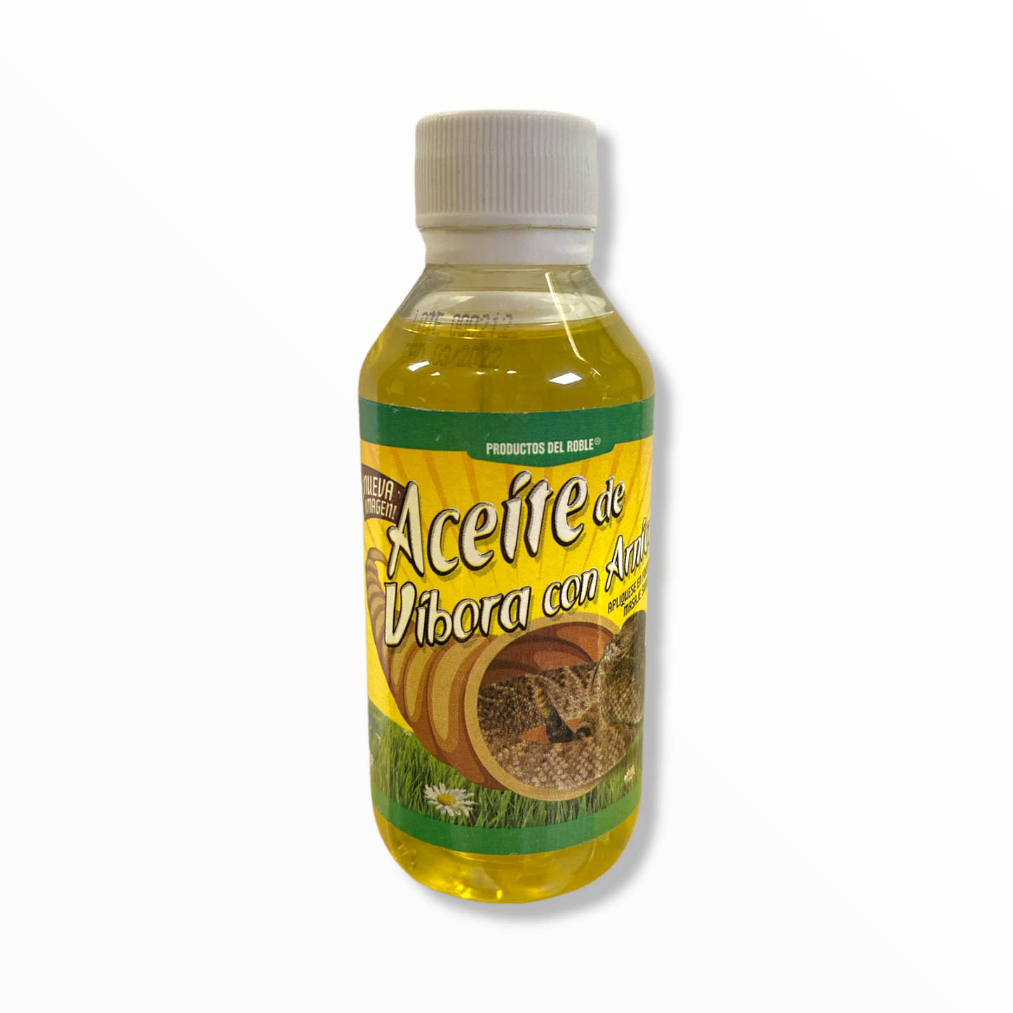 aceite de víbora con arnica 120 ml del roble