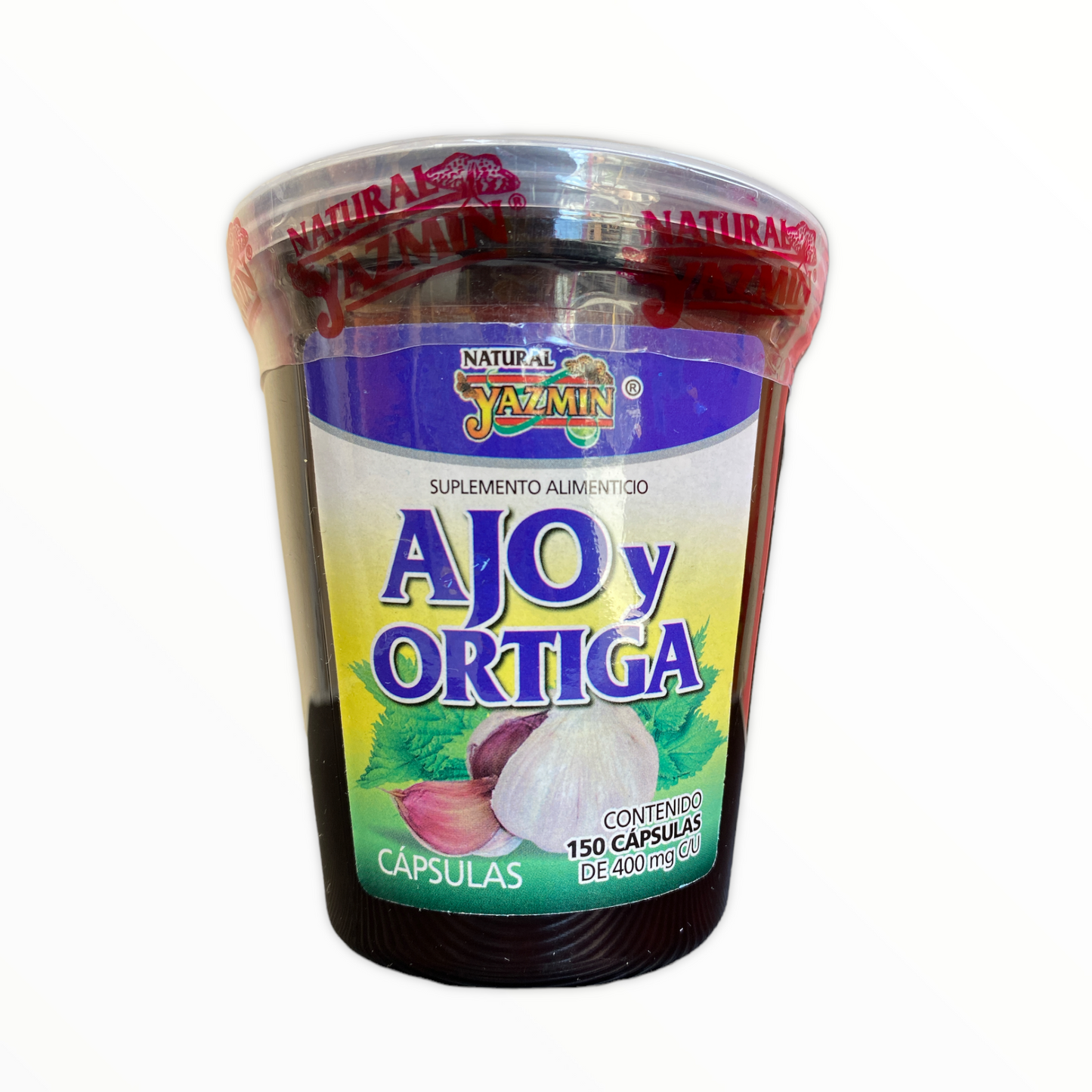 Ajo y Ortiga 150 cápsulas Yazmin