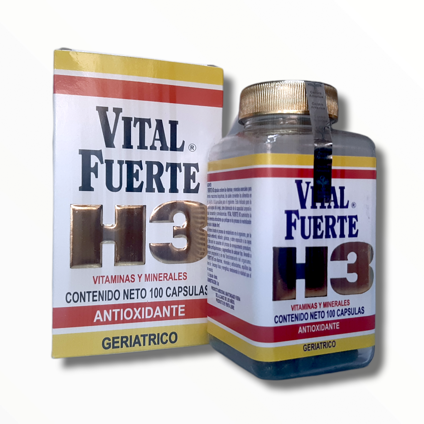 vital fuerte h3 100 cápsulas farmamedica