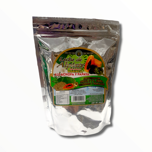 POLVO LECHE DE ALPISTE MORINGA ALCACHOFA Y PAPAYA 500 GR DINA
