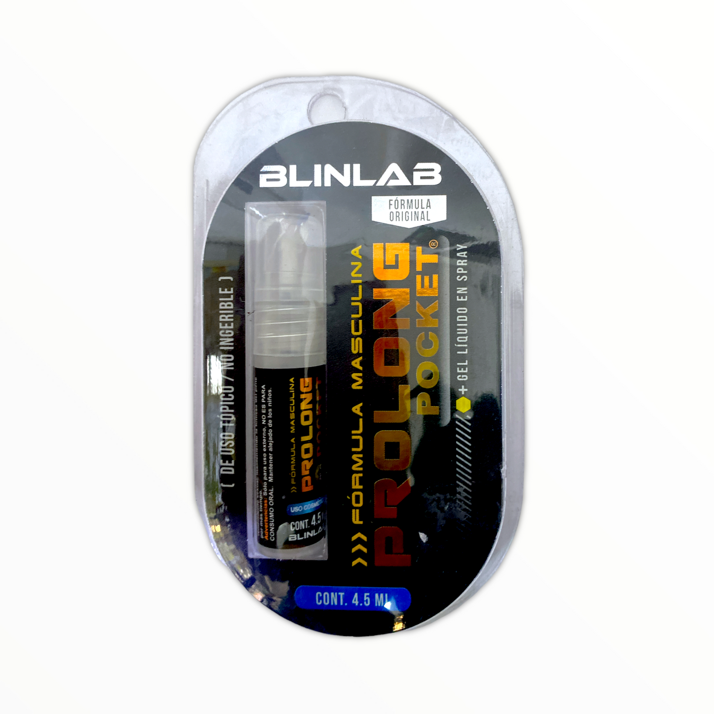 Prolong Pocket Gel Líquido Spray 4.5 ml Blinlab