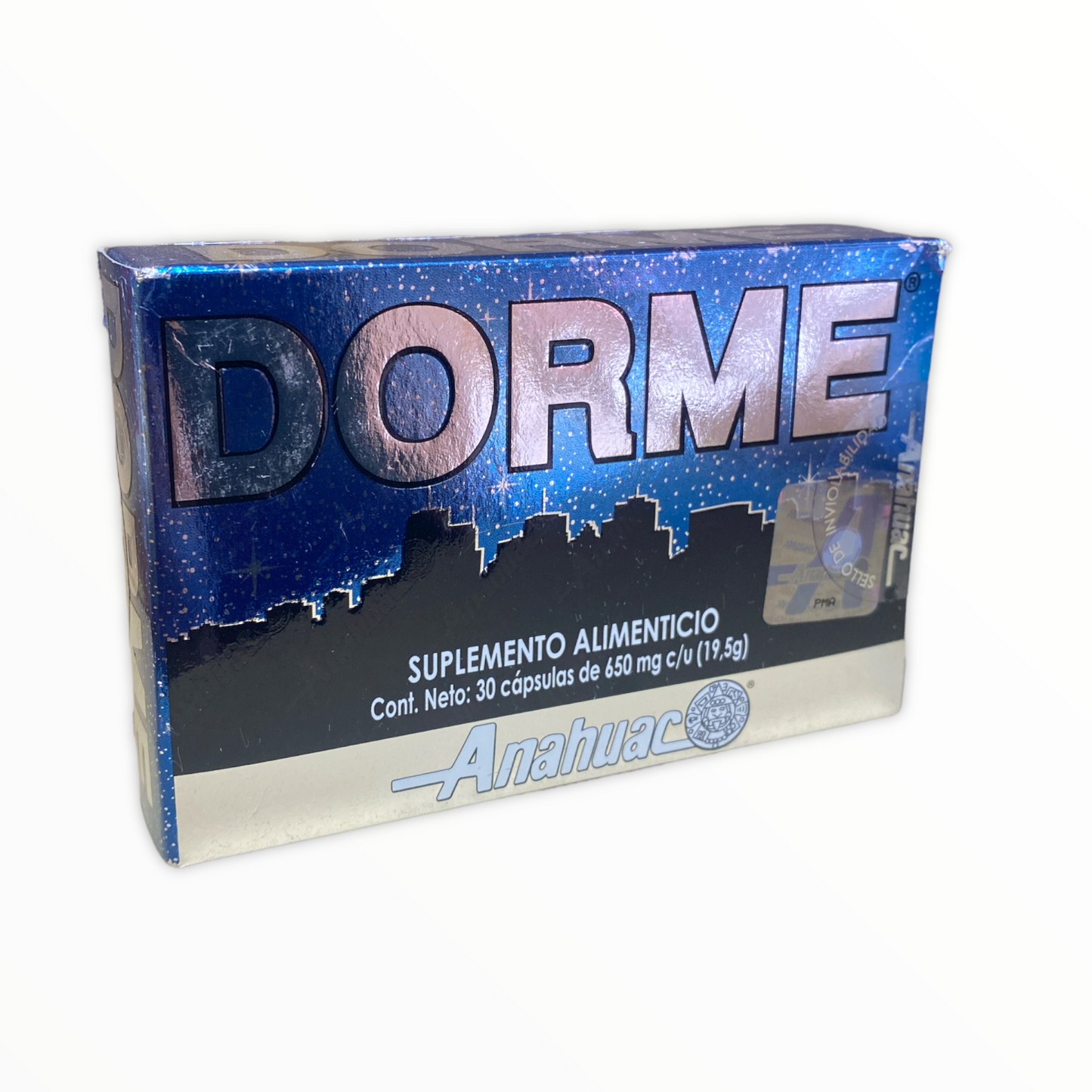 suplemento alimenticio dorme 30 cápsulas 650 mg anáhuac
