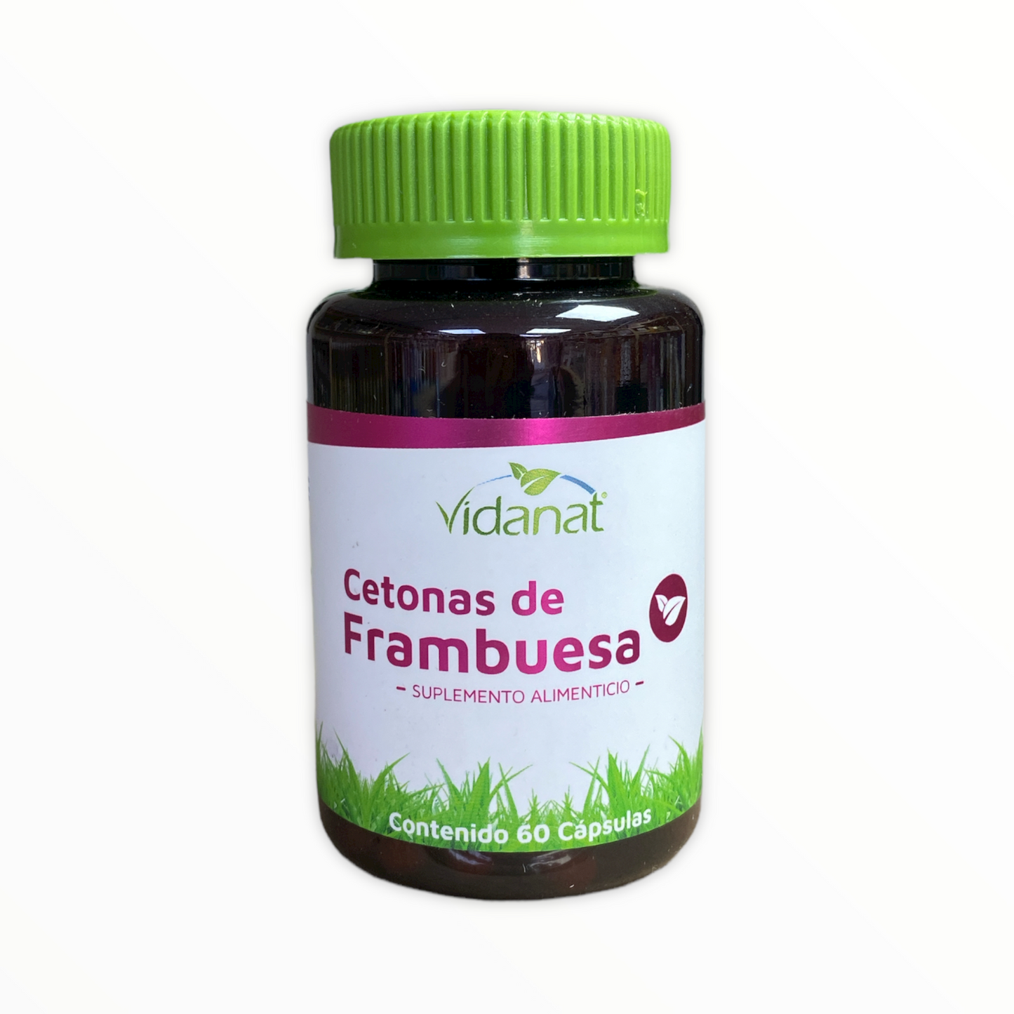 suplemento alimenticio cetonas de frambuesa vidanat 60 cápsulas