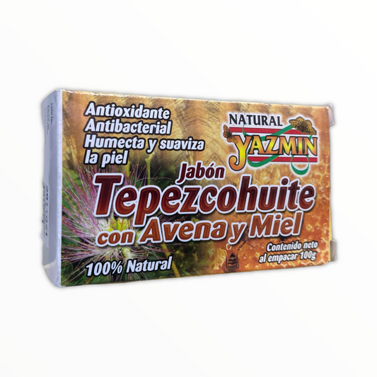 JABON TEPEZCOHUITE AVENA MIEL YAZMIN