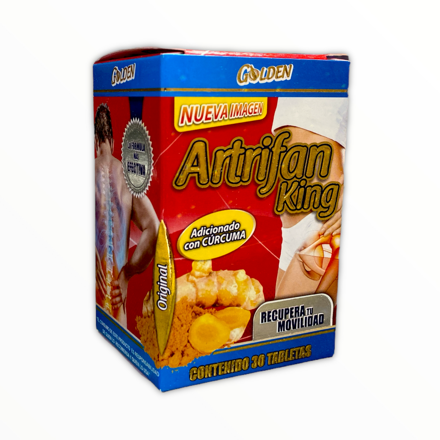 Artrifan King con Cúrcuma 30 tabletas Omega Nutrition