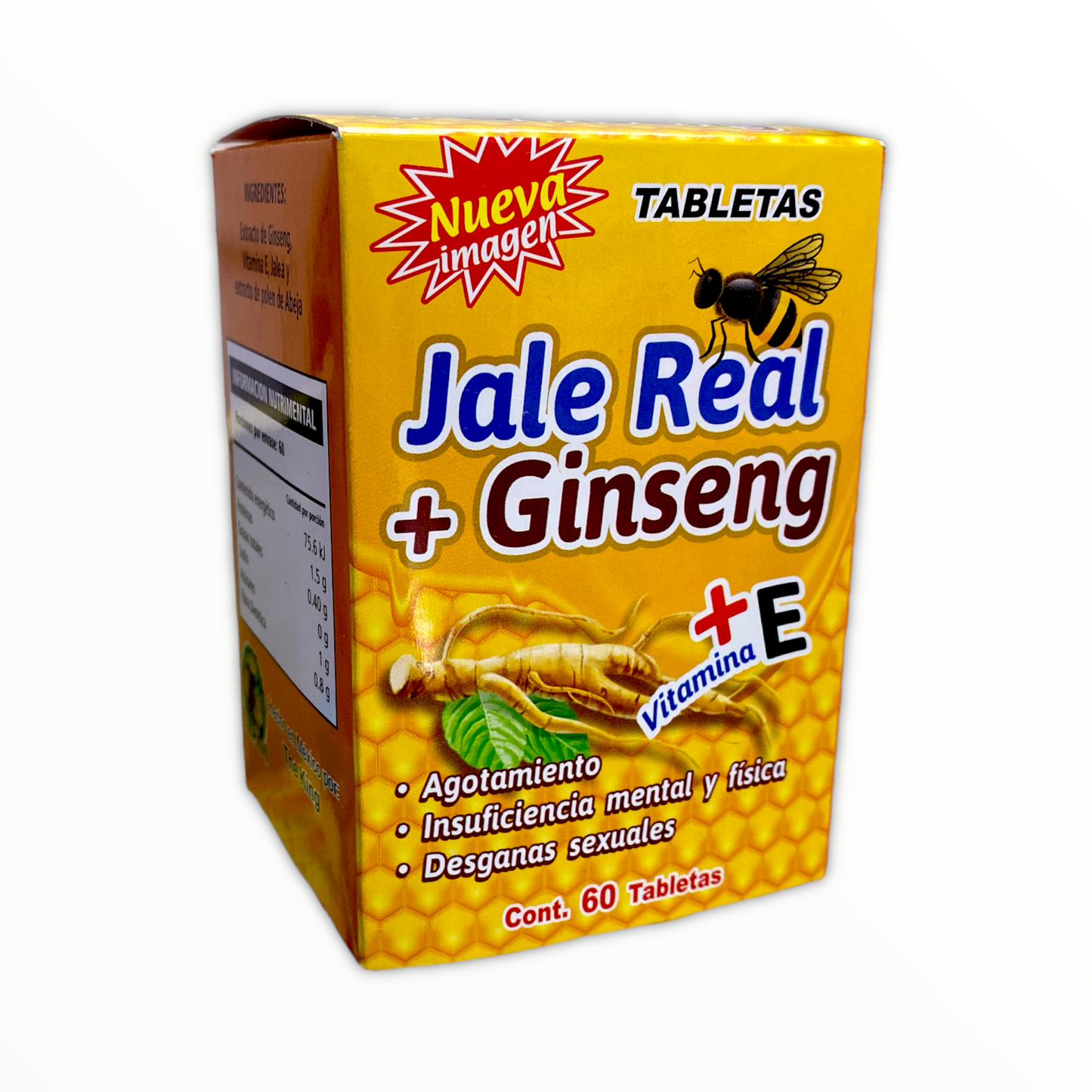 TAB JALEA REAL+GINSENG+VITAMINA E C/60 HERBOMEX