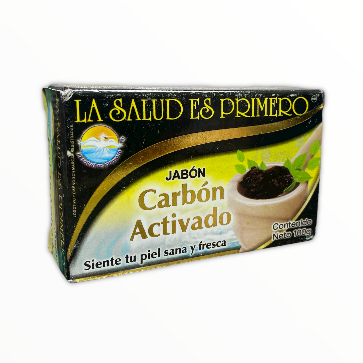 Jabón Carbón Activado 120 g La Salud Es Primero
