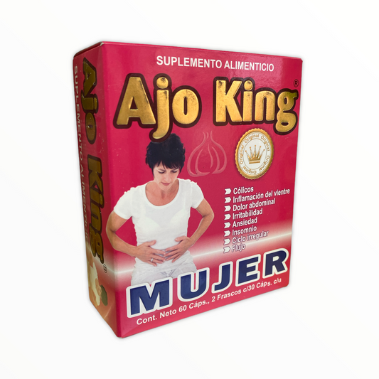 Suplemento para la Mujer 60 cápsulas Ajo King