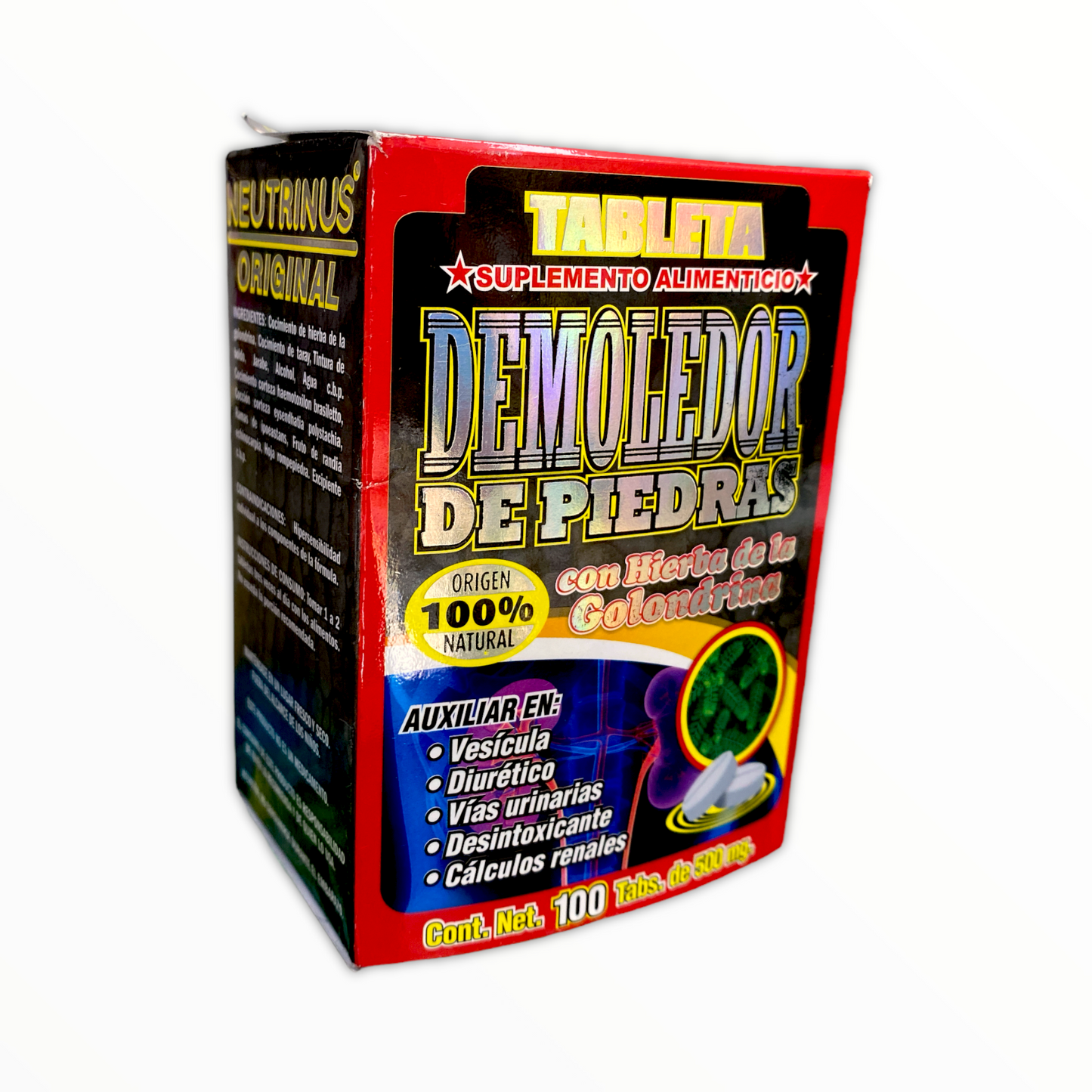 Demoledor de Piedras 100 tabletas Neutrinus