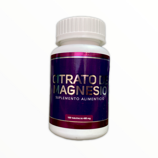 citrato de magnesio 100 tabletas 480 mg