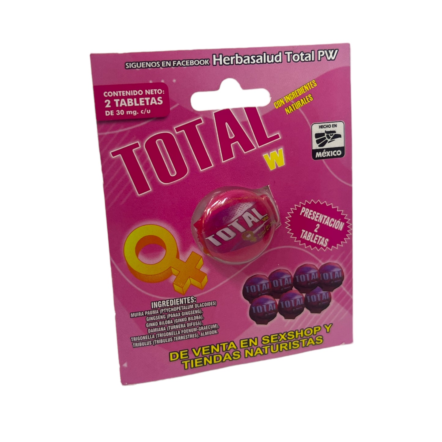 TAB TOTAL PW MUJER C/2 HERBASALUD TOTAL PW