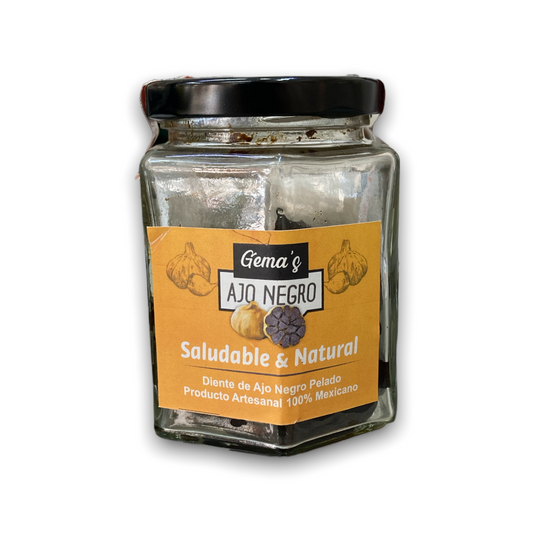 DIENTE DE AJO NEGRO C/ 170 GRS PRODUCTO ARTESANAL GEMAS