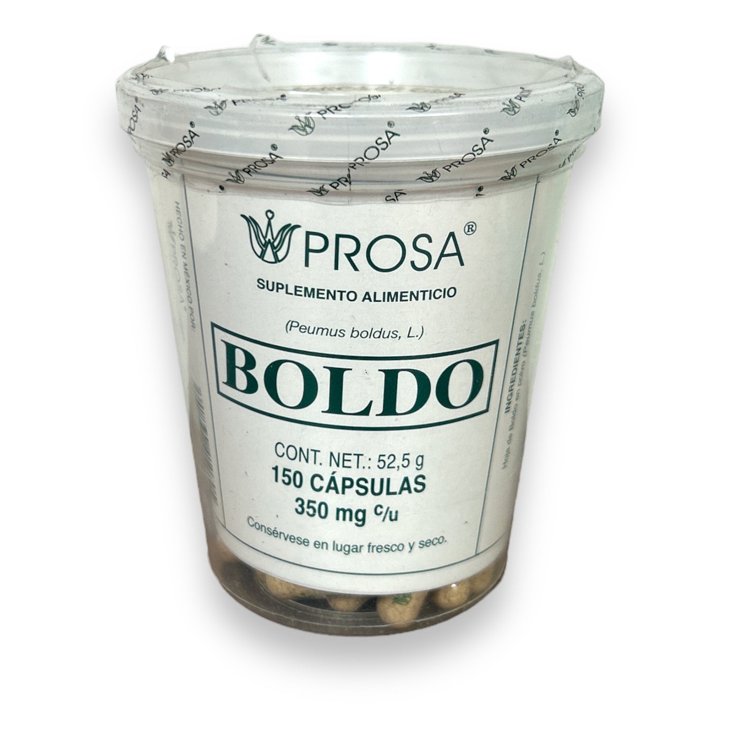 Boldo 150 cápsulas Prosa