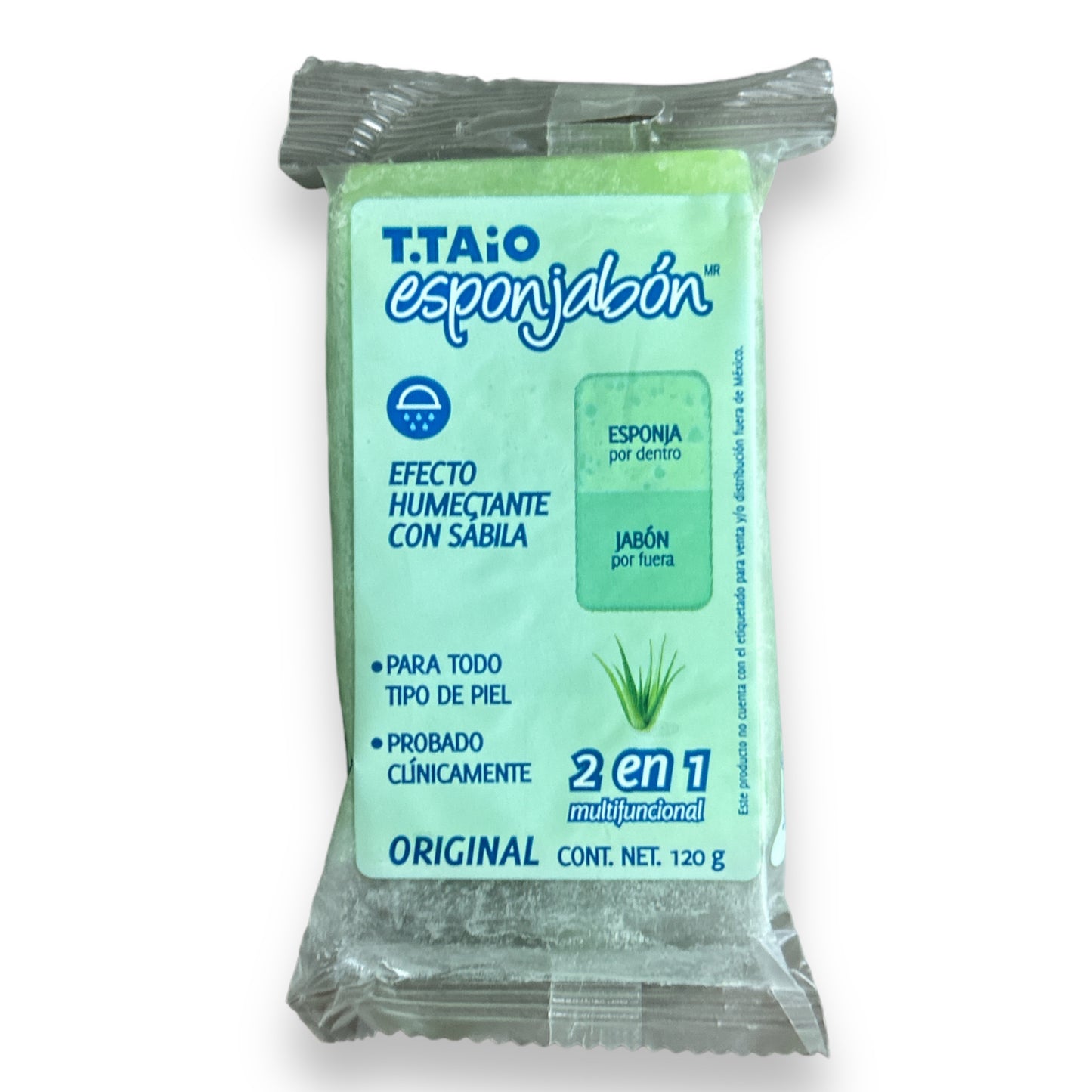 Jabón Esponjabón Humectante Sábila 120 g T.Taio
