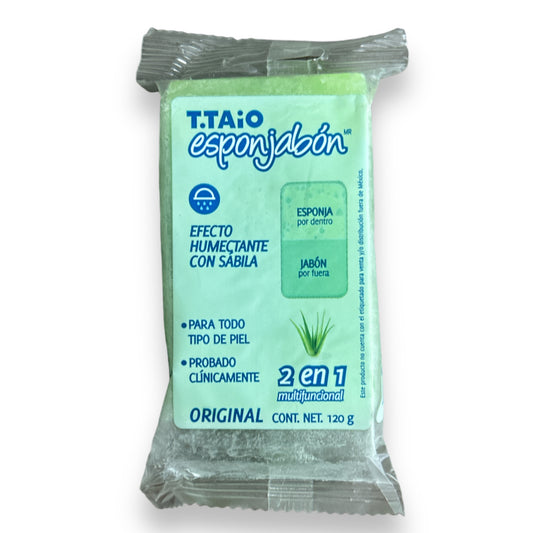 Jabón Esponjabón Humectante Sábila 120 g T.Taio
