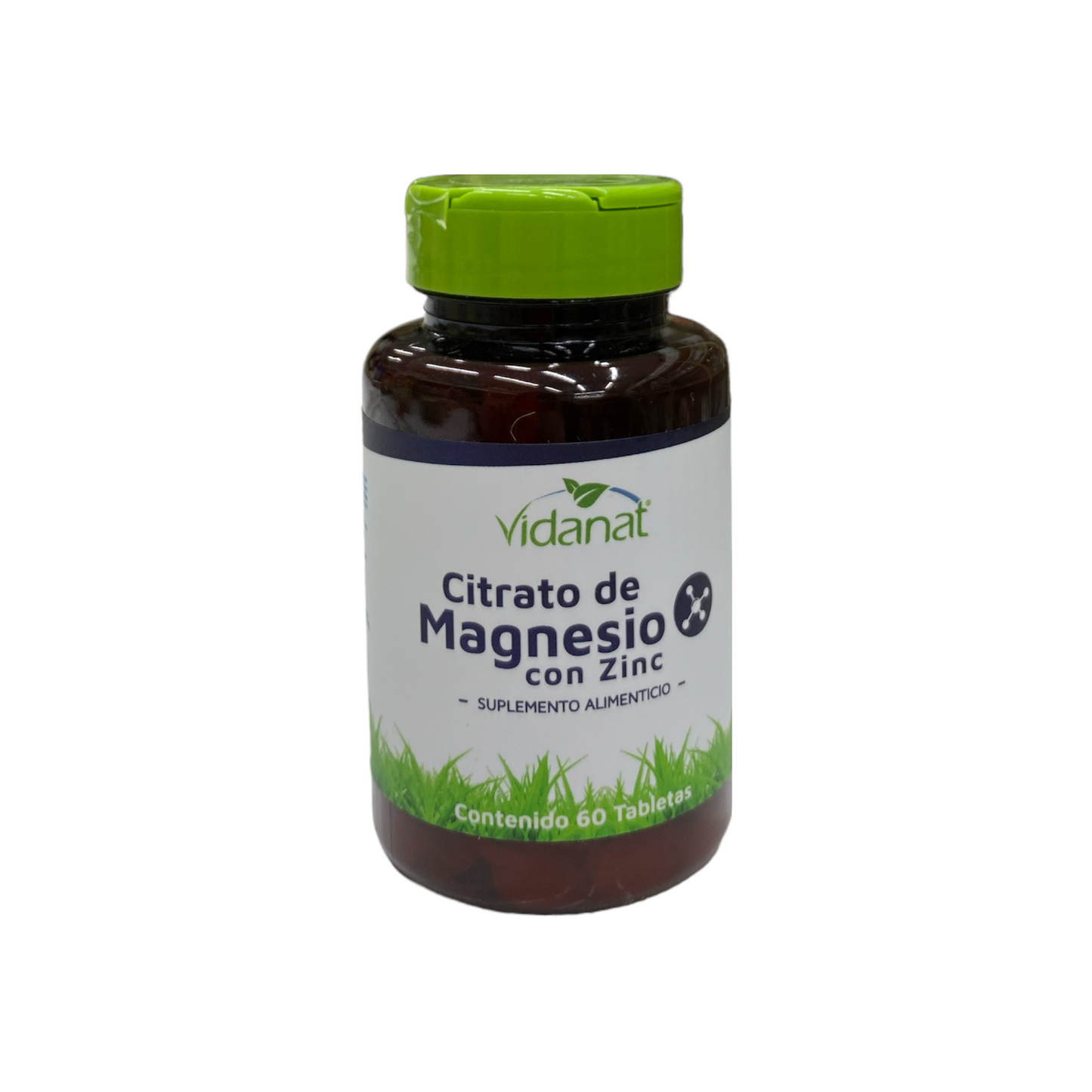 Citrato de Magnesio con Zinc 60 tabletas Vidanat