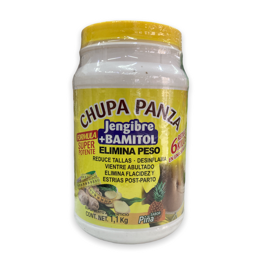 Chupa Panza Jengibre + Bamitol en Polvo 1.1 kg