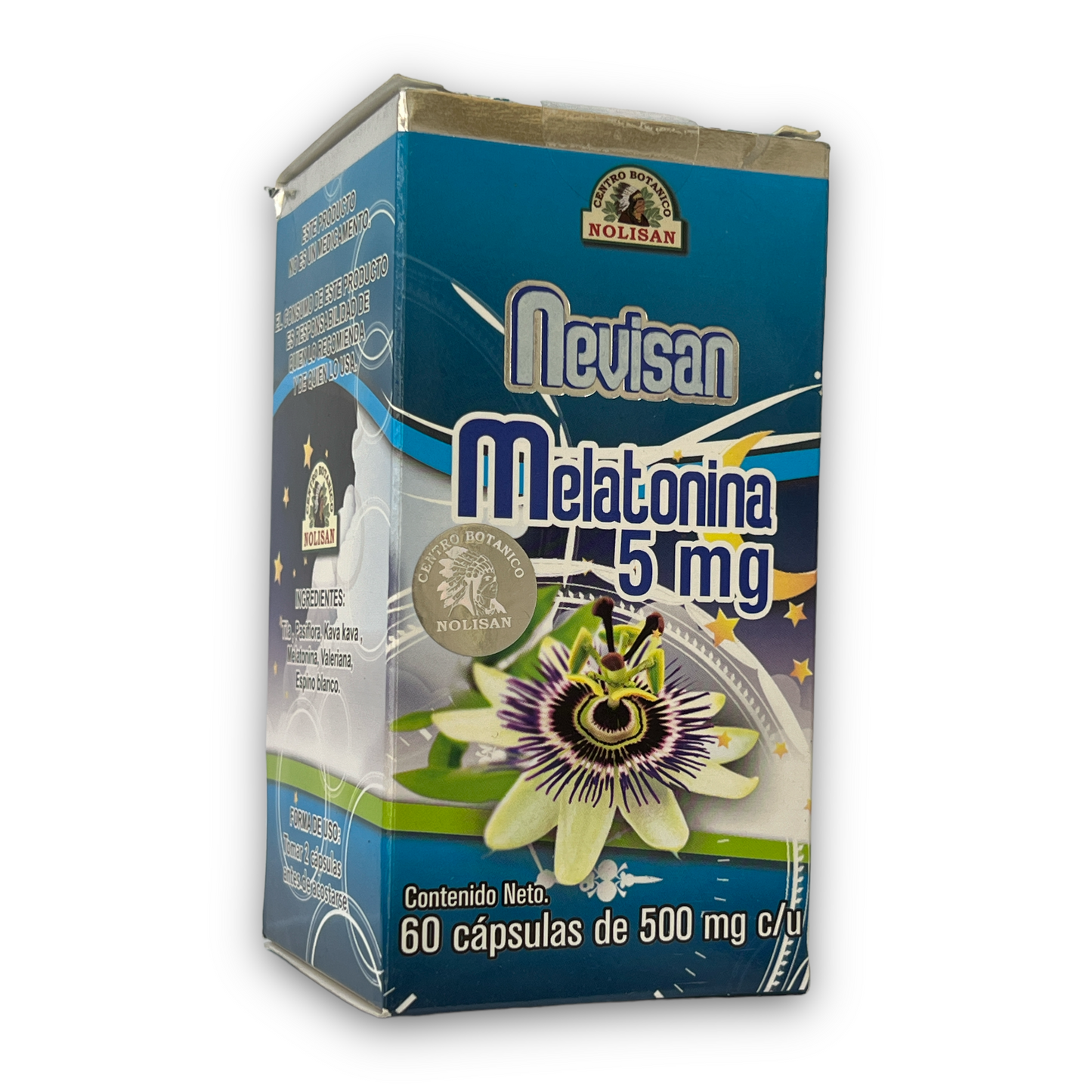 Nevisan con melatonina 60 cápsulas Nolisan