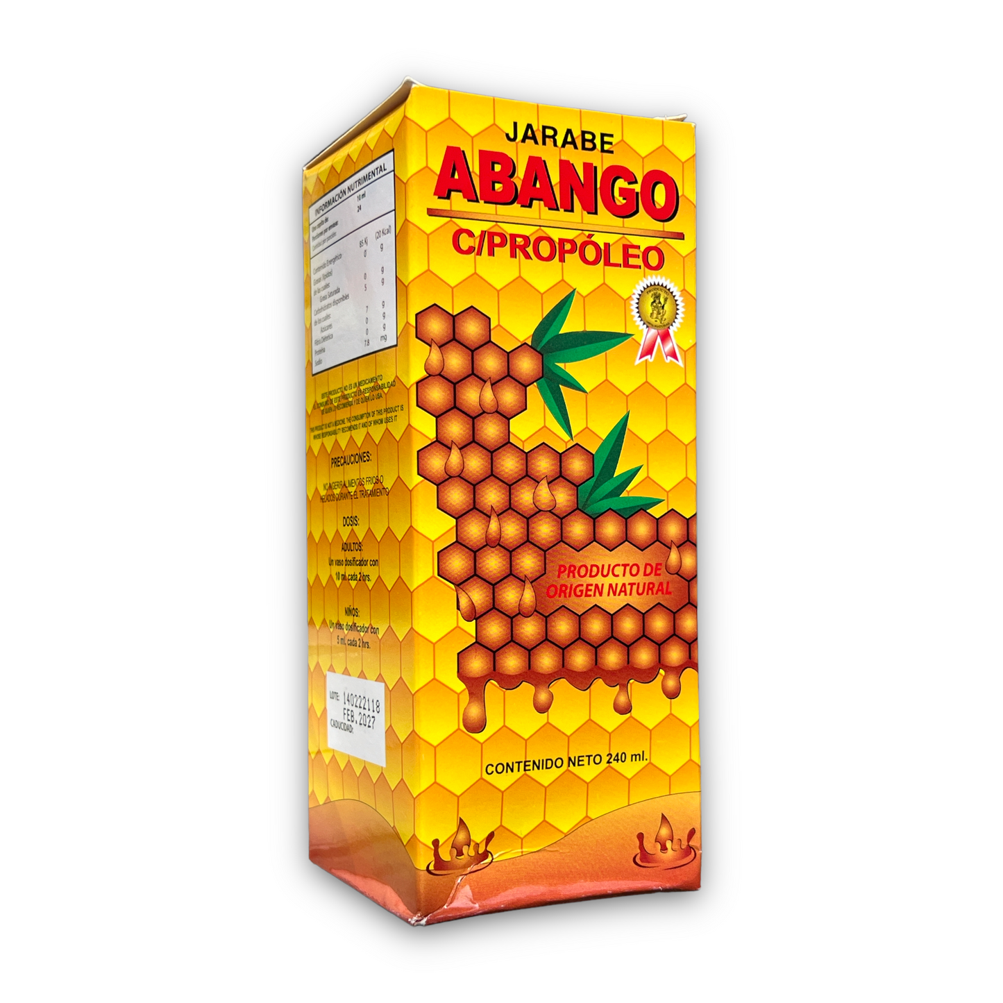 JARABE ABANGO C/PROPOLEO 240 ML AZTECA