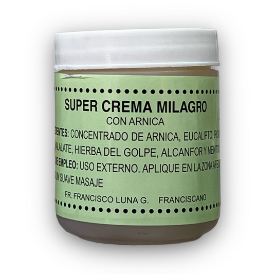 Super Crema Milagro con Arnica 125 g Fr. Francisco