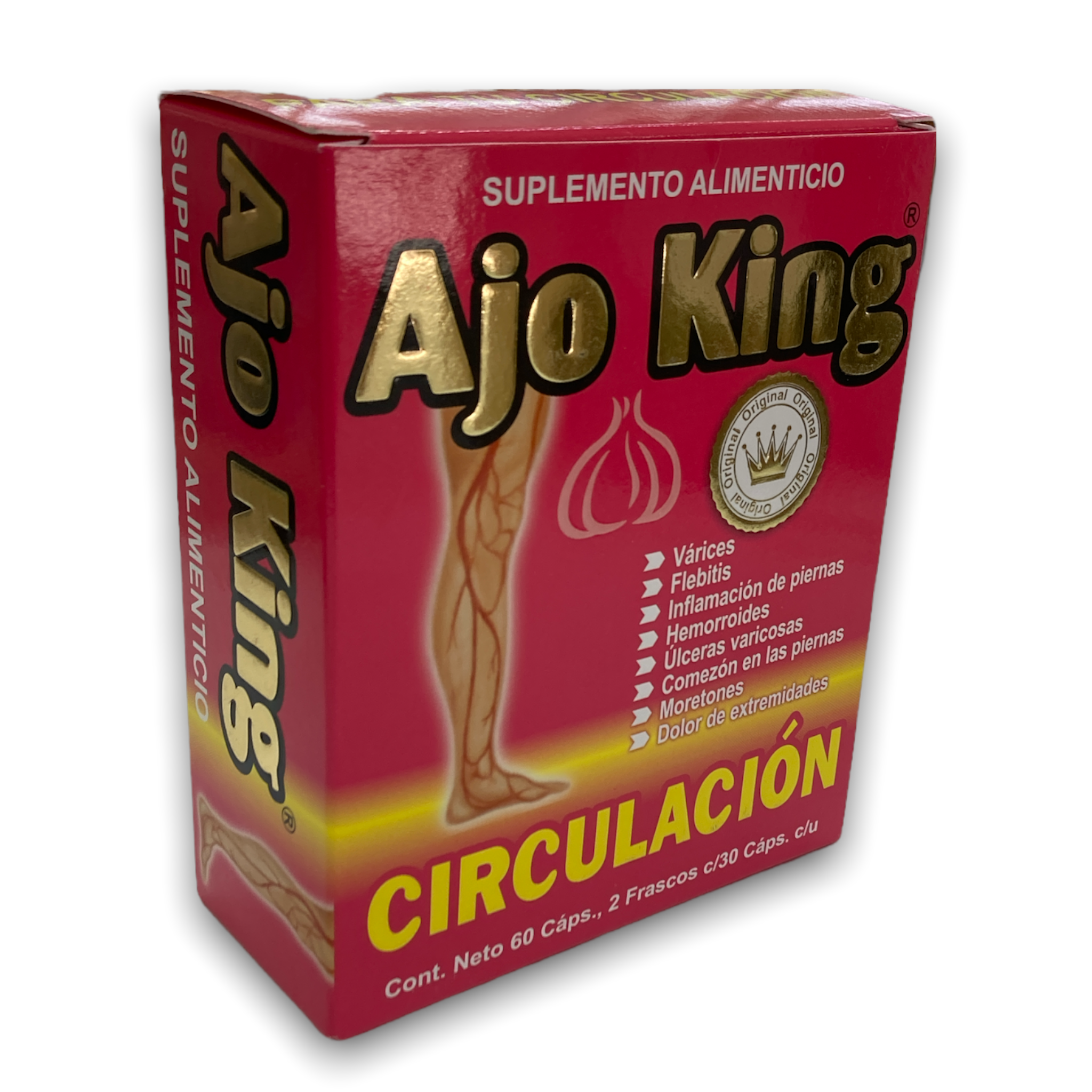 Ajo King Circulaci n 60 c psulas Omega Nutrition NatuZem