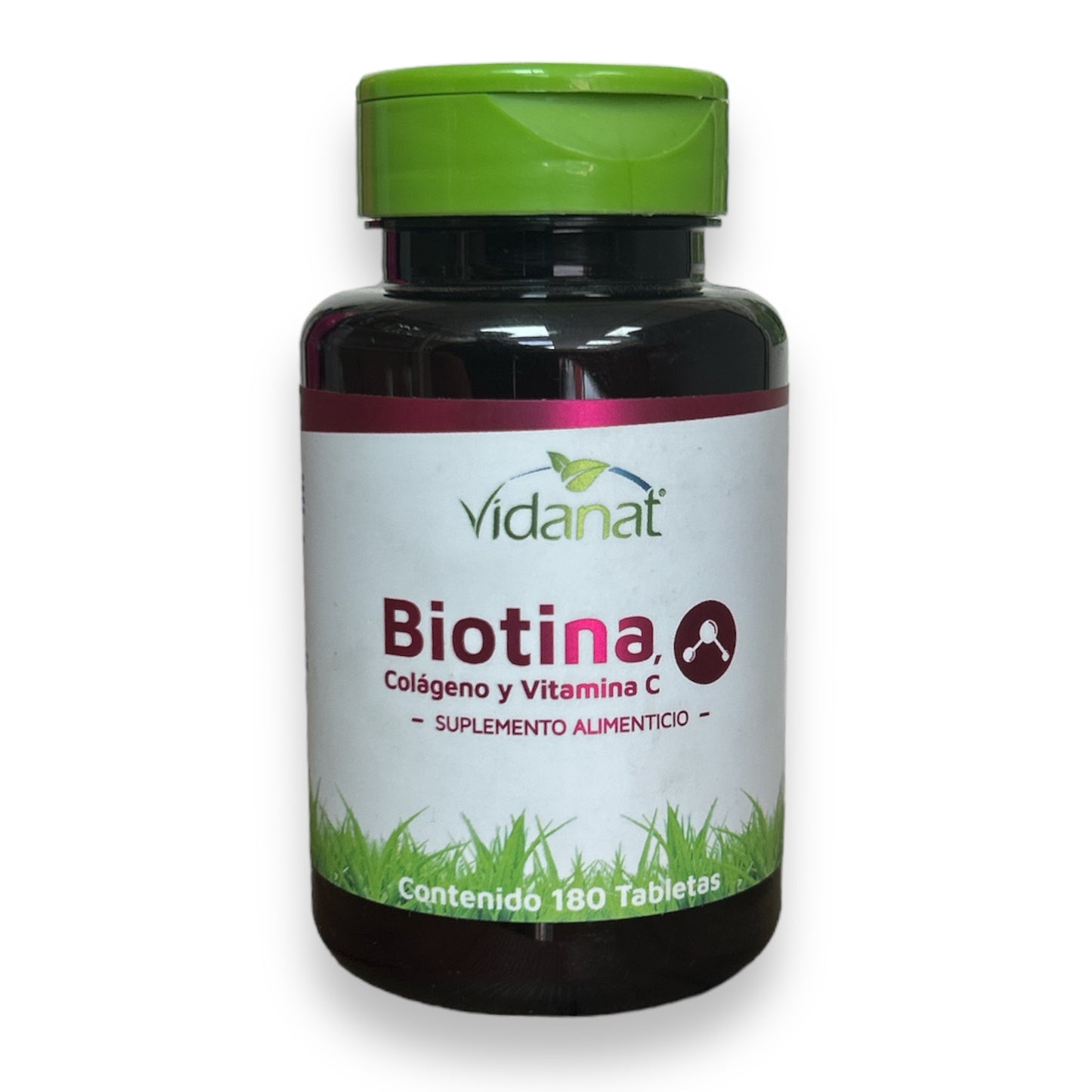 Biotina, Colágeno y Vitamina C 180 tabletas Vidanat