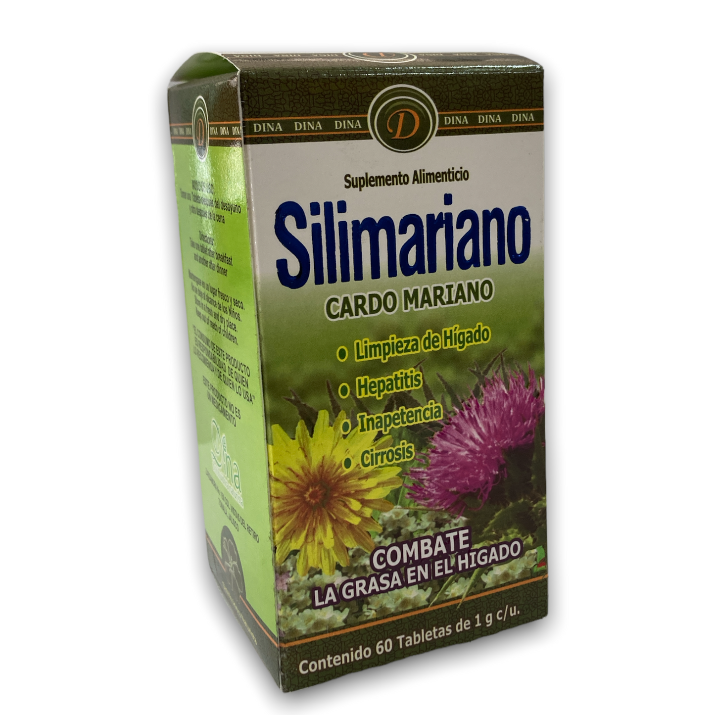 Silimariano Cardo Mariano 60 tabletas Dina