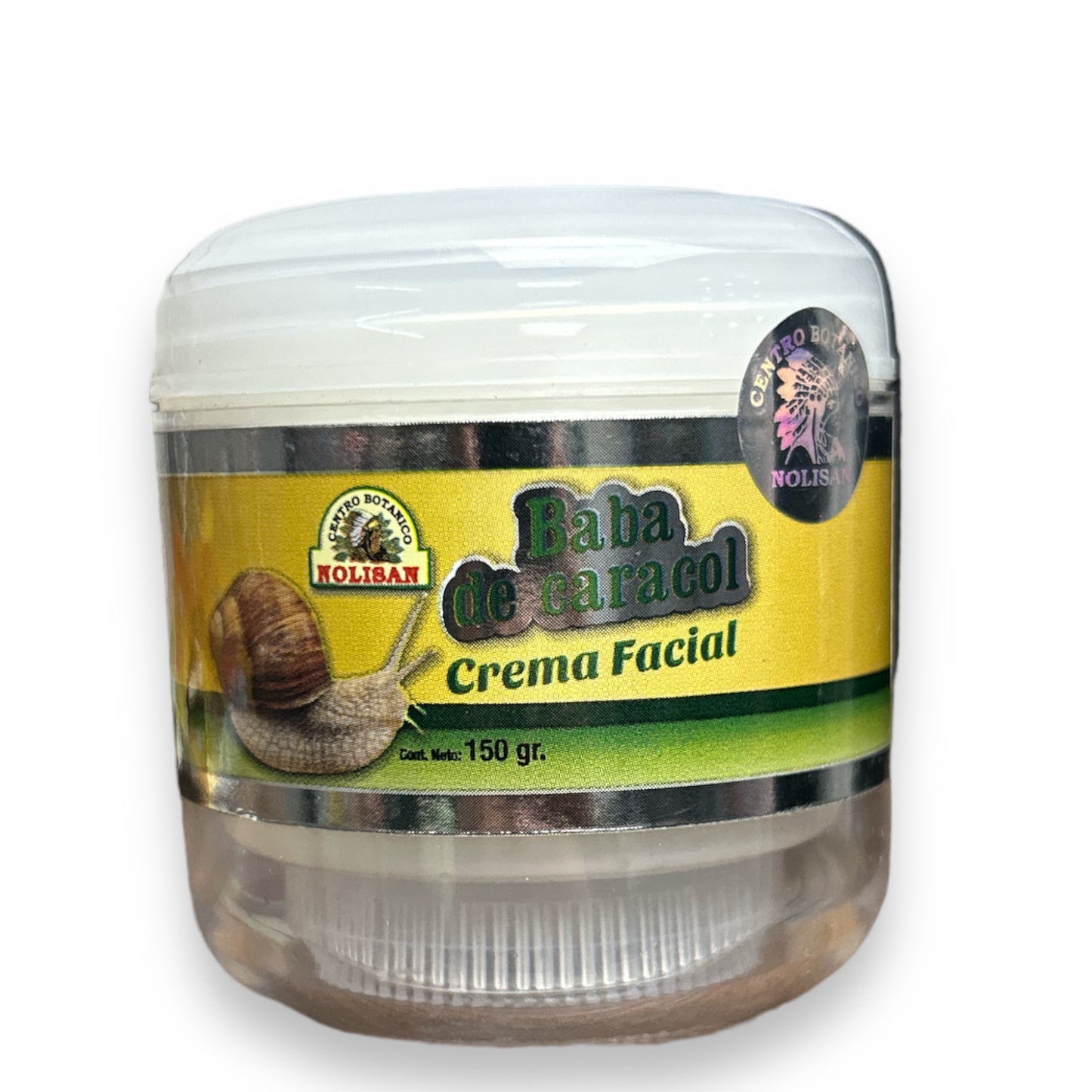 Crema Facial de Baba de Caracol 150 g Nolisan