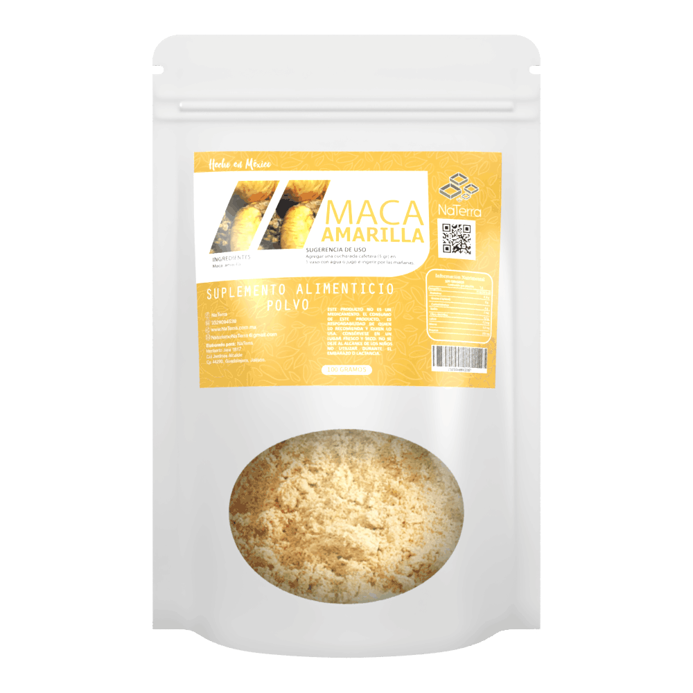 Maca Amarilla en Polvo 100 g Sunatura