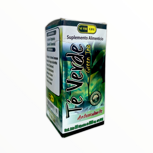 Té Verde 60 cápsulas Nutri Life