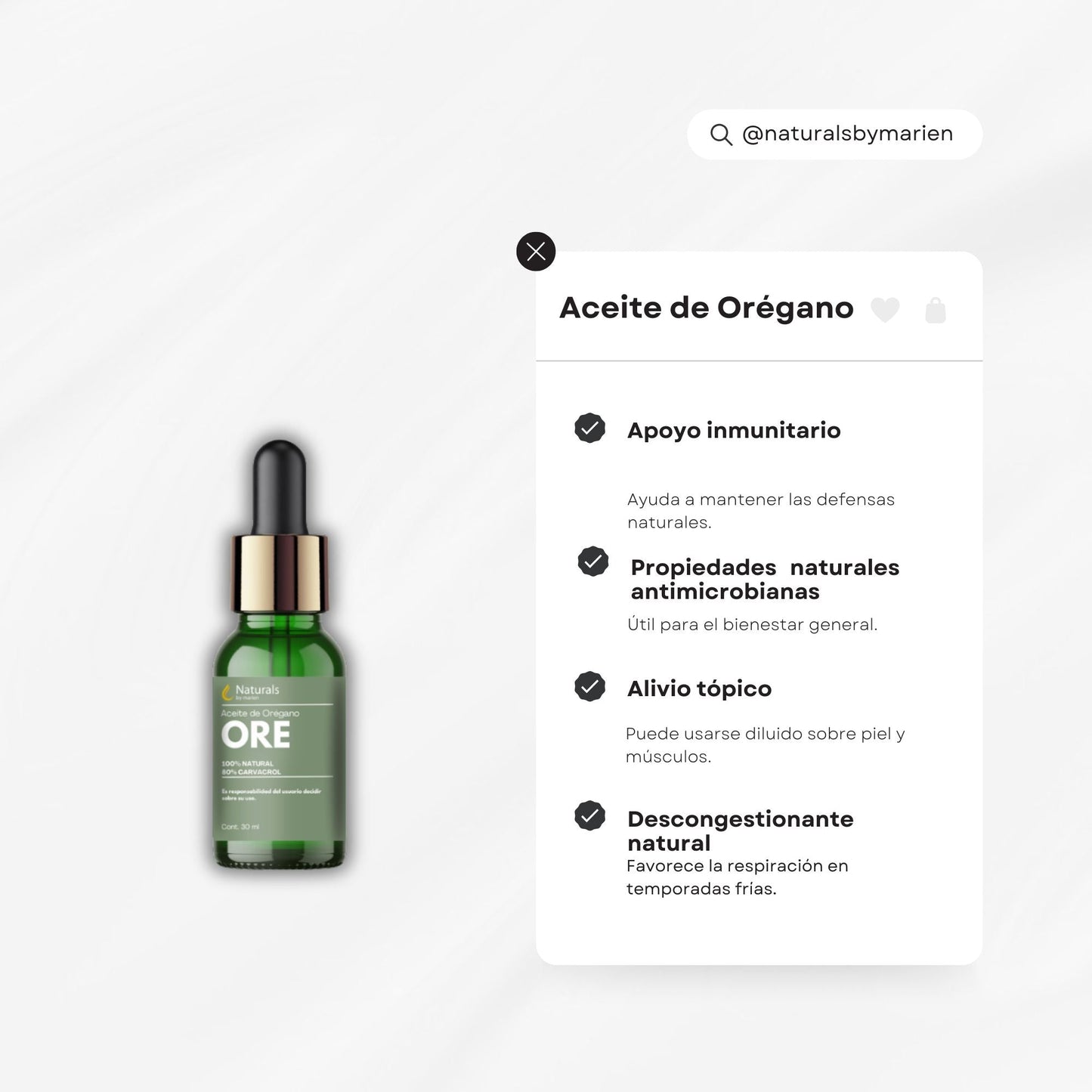 Aceite de Orégano 30ml