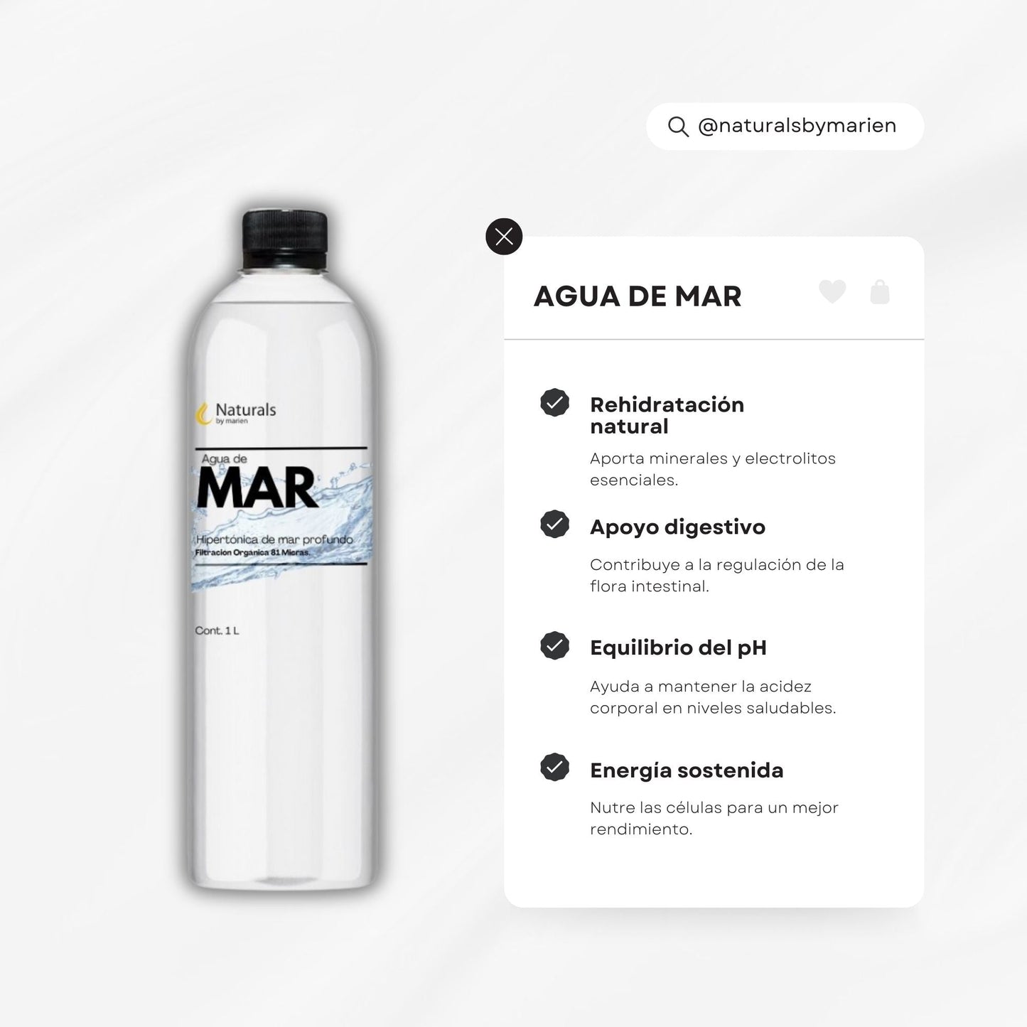 Agua de Mar 1 l