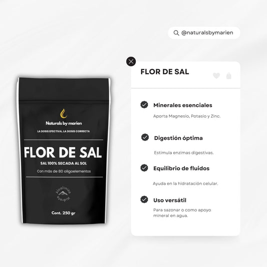 Flor de sal 100%